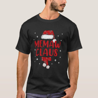 T-shirt Funny Père Noël Memaw Claus Cadeaux de famille de