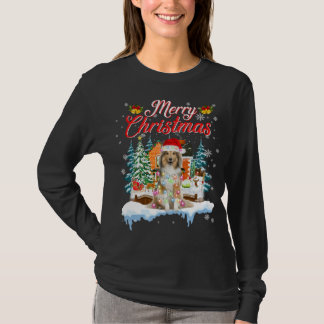 T-shirt Funny Père Noël Sheltie Dog Joyeux Noël