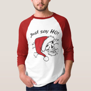 T-shirt Funny Père Noël Skull