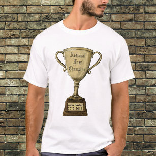 T-shirt Funny Personnalisable Trophy Award