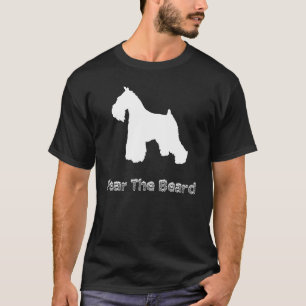 T-shirt FUNNY PEUR THE BEARD Schnauzer Amoureux de les chi