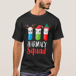 T-shirt Funny Pharmacie Tech Noël Matching Outfit Phar