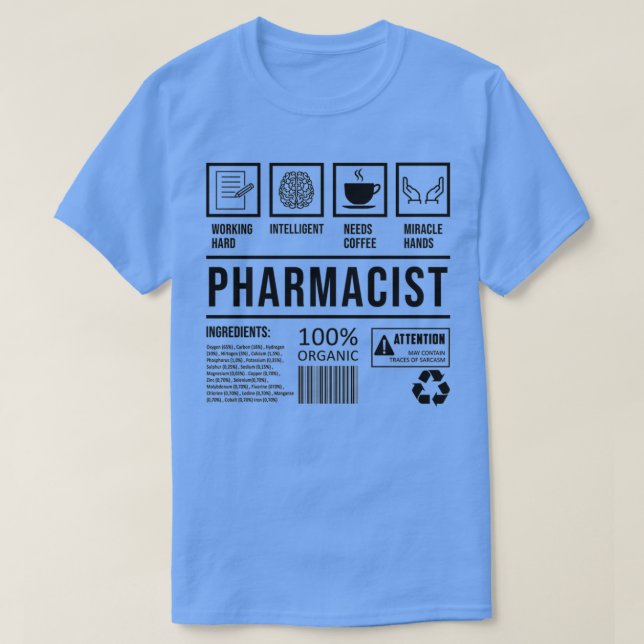T-shirt Funny Pharmacy Graduation Pharmacy Pharmist (Design devant)