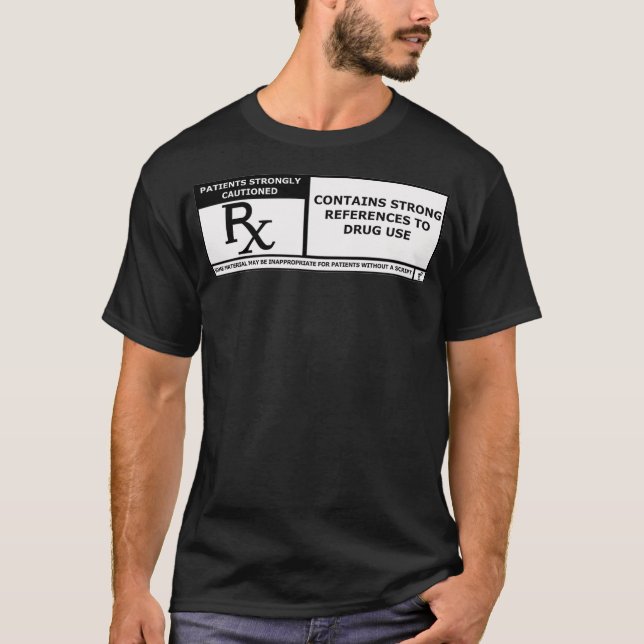 T-shirt Funny Pharmacy Rated R (Devant)