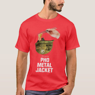 T-shirt Funny Pho Vietnams Pho Metal Jacket Gamer Cadeau p