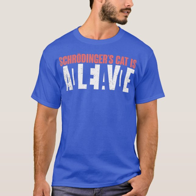 T-shirt Funny physique quantique cadeau professeur de scie (Devant)