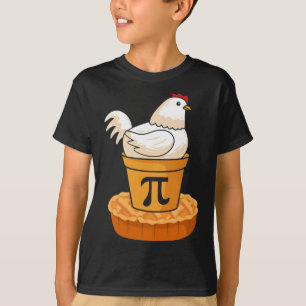 T-shirt Funny Pi Day - Chicken Pot Pie - Mathématiques mat