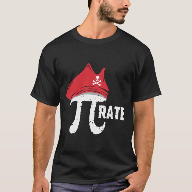 T-shirt Funny Pi Day Pirate (Devant)