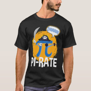 T-shirt Funny Pi-Rate Happy Pi Day Math Pirate Pun