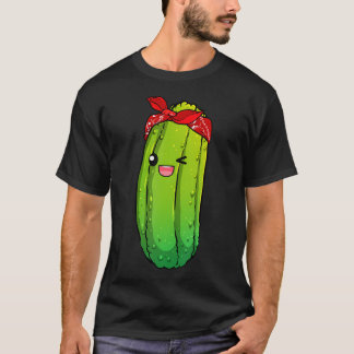 T-shirt Funny Pickle Art For Boys Girls Kids Cucumber Pick