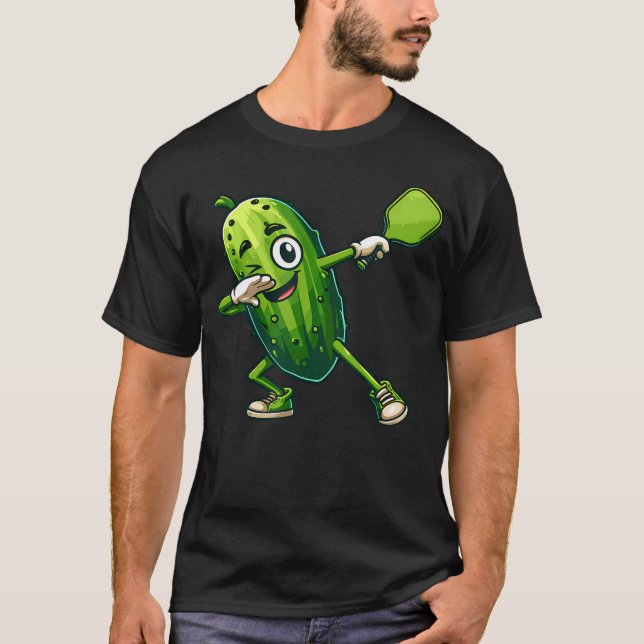 T-shirt Funny Pickle Dabbing Pickleball Dink Master Enthus (Devant)