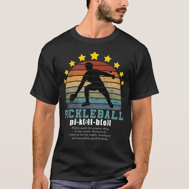 T-shirt Funny Pickleball Définition, équipe Pickle Ball (Devant)