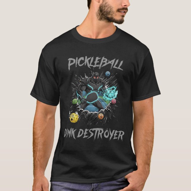 T-shirt Funny Pickleball Dink Destroyer Mascot (Devant)