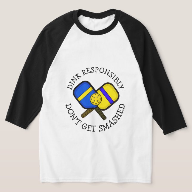 T-shirt Funny Pickleball Pun | Ne pas se faire écraser T-s (Poser)