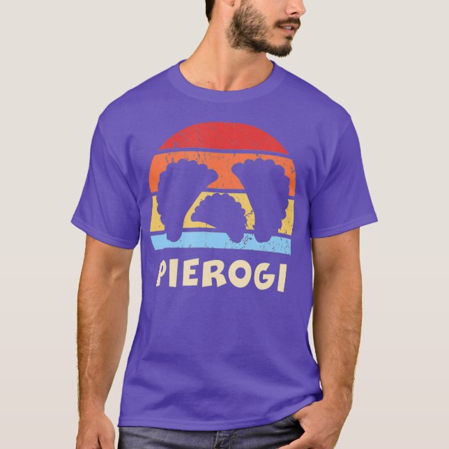 T-shirt Funny Pierogi Vintage Pologne Patrimoine Cadeau (Devant)