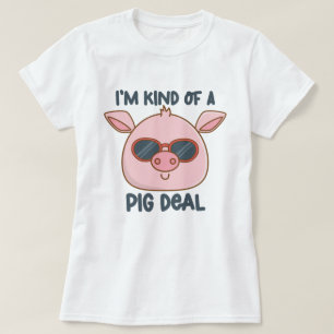 T-shirt Funny Pig Pun