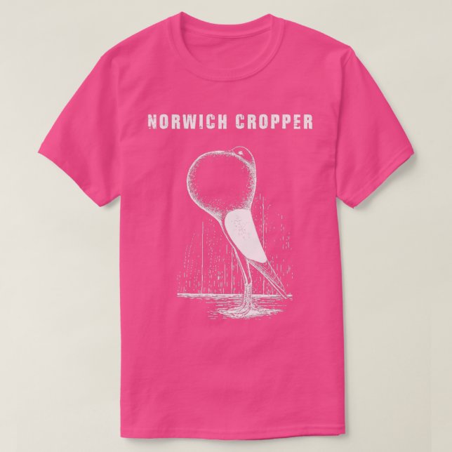 T-shirt Funny Pigeon Norwich Cropper cadeau mignon et drôl (Design devant)