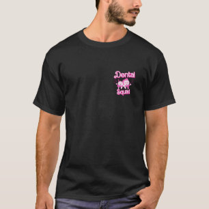 T-shirt Funny Pink Dental Squad Père Noël Teeth Reindeer R