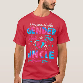 T-shirt Funny Pink or Blue Uncle Vous Aime Sexe Révéler C