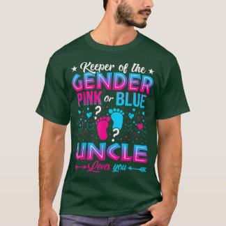 T-shirt Funny Pink or Blue Uncle Vous Aime Sexe Révéler C