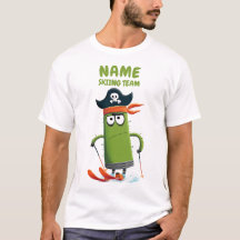 Funny Pirate Cactus Ski Team | Personnalisable 