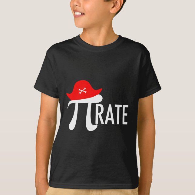 T-shirt Funny Pirate Math Pun - Pi Day Symbole Humour Tee (Devant)