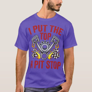 T-shirt Funny Pit Crew Mécanic Racing Motorsport
