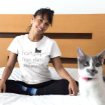 T-shirt Funny Plan With My Cat Cute Drawing Typografy<br><div class="desc">Un design amusant pour les amoureux de les chats avec les mots humoristiques,  I Can’t. J'ai des plans avec mon chat avec une typographie noire décalée et une jolie illustration de chat et de coeur. Ferait un grand cadeau aussi pour les amis amoureux de félins!</div>