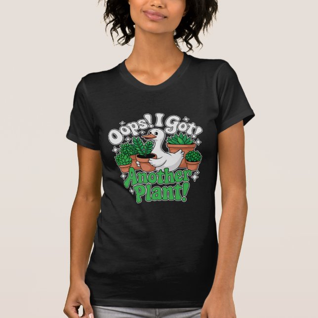 T-shirt Funny Plant Addict – Another Plant! (Devant)