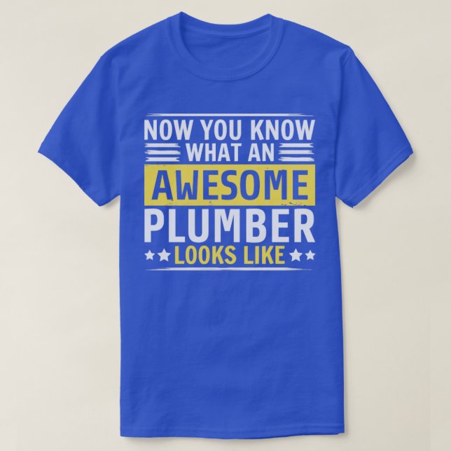 T-shirt Funny Plumber (Design devant)