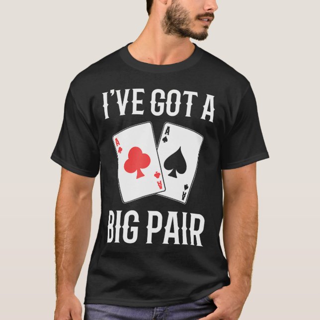 T-shirt Funny Poker Player (Devant)