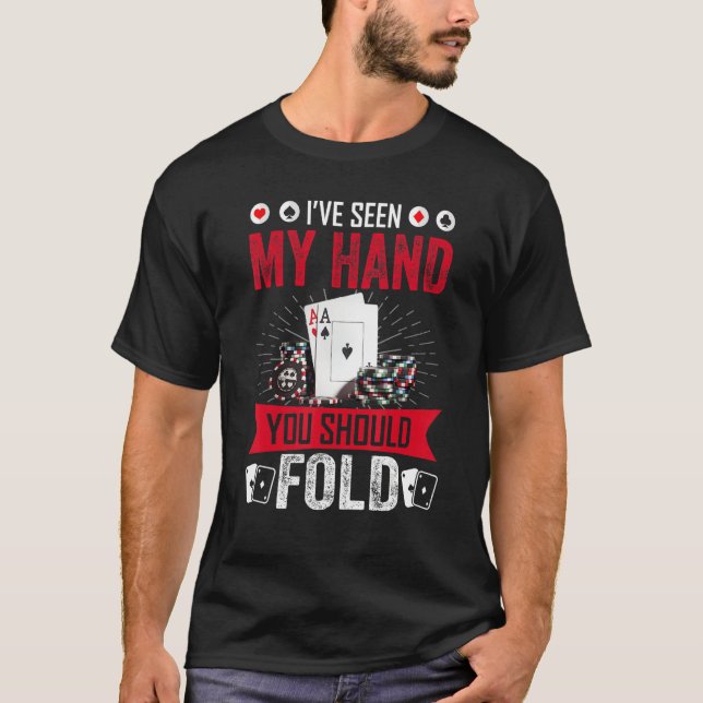 T-shirt Funny Poker Player Art For Men Women Gambler Casin (Devant)