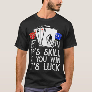 T-shirt Funny Poker Teas Holdem Lucky Poker _2