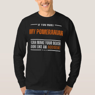 T-shirt Funny Pomeranian Lover Tee - Humour avec un Bite!