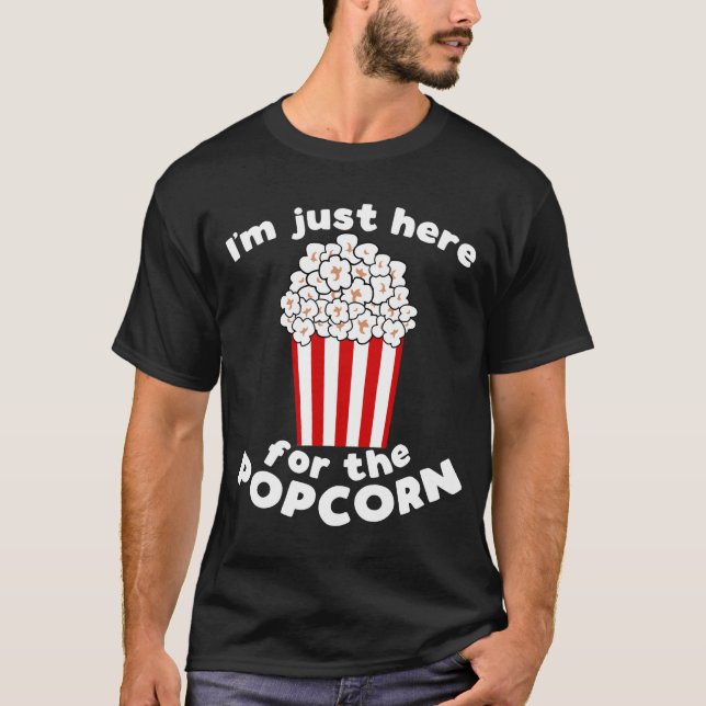 T-shirt Funny Popcorn (Devant)