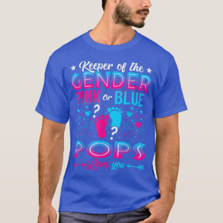 T-shirt Funny Pops Rose Ou Bleu Vous Aime Genre Révéler Cu