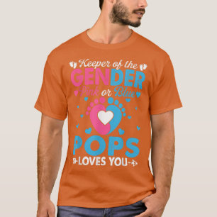 T-shirt Funny Pops Rose Ou Bleu Vous Aime Genre Révéler Cu
