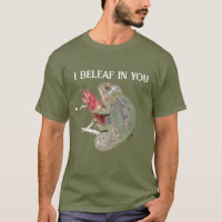 Funny Positif Chameleon "I Beleaf In You" Hommes