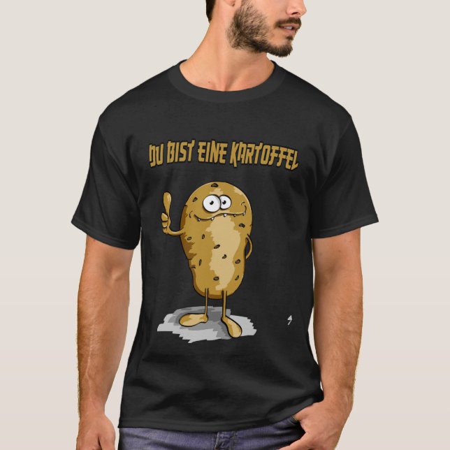 T-shirt funny potato (Devant)