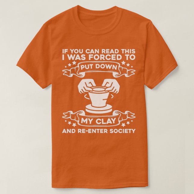 T-shirt Funny Pottery Maker Céramique Potter Potter (Design devant)