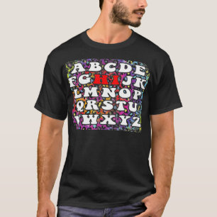 T-shirt Funny PrK Kindergarten Hi Alphabet Retour À L'Écol