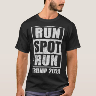 T-shirt Funny Pro Trump 2024 Run Spot Run Trump Kamala Deb