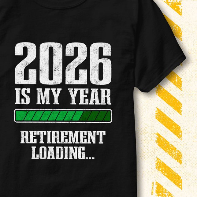 T-shirt Funny Progress Bar Retired 2026 Retirement Loading (Créateur téléchargé)