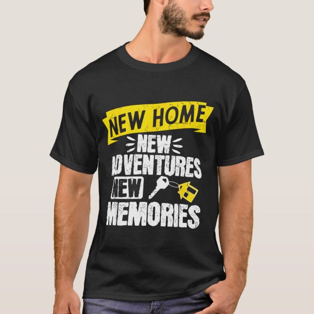 T-shirt Funny Proud Homeowner New Homenew Adventures New M (Devant)