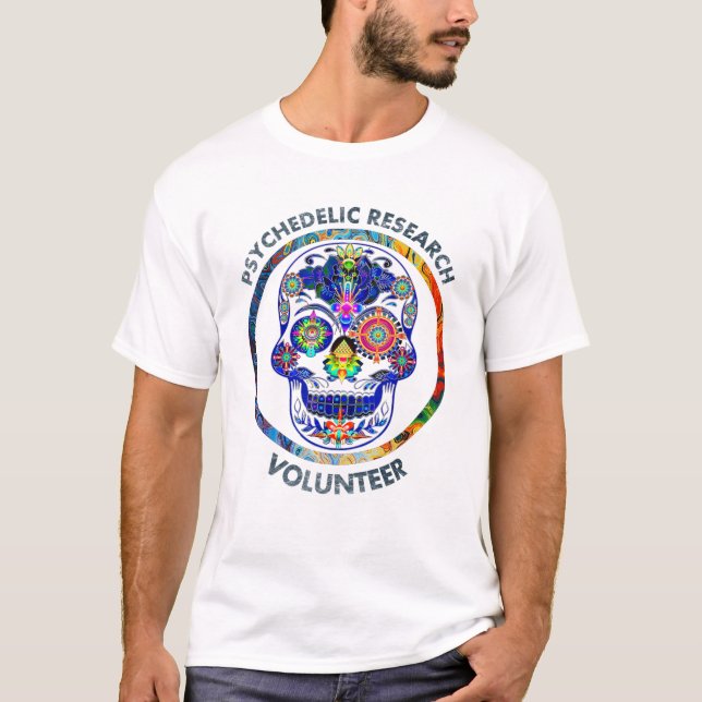 T-shirt Funny psychedelic research (Devant)