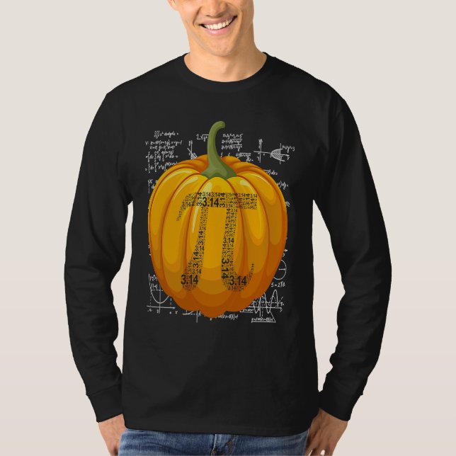 T-shirt Funny Pumpkin Pie 3 14 Pi Number Symbol Math Teach (Devant)