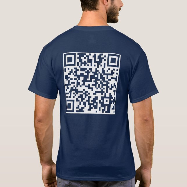 T-shirt Funny QR Président Trump Dance Code (Dos)
