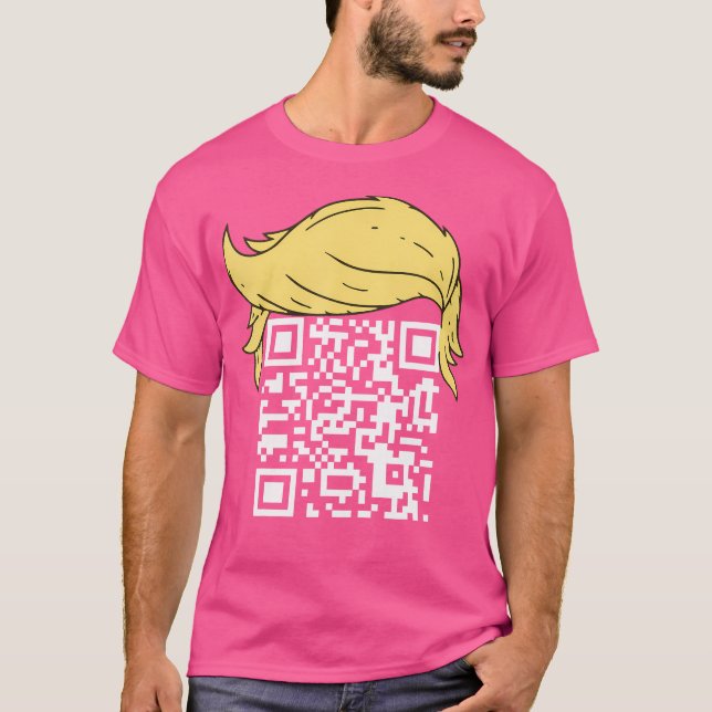 T-shirt Funny Qr President Trump Dance Code (Devant)