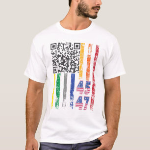 T-shirt Funny QR Président Trump Dance Code