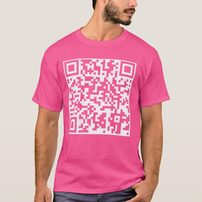 T-shirt Funny Qr President Trump Dance Code (À L'Arrière) (Devant)
